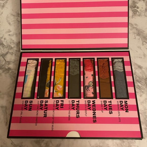 New Victoria's Secret Hiphugger Hipster All Over Lace Panty Box Lot Of 7 - Picture 14 of 16